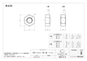 六角ナット メートルねじ ステンレス/SUS304