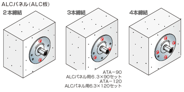 GS アシバツナギ 3WAY ナット固定式 施工例