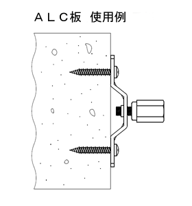 GS アシバツナギ ツイン ALC板 使用例