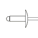 ブラインドリベットSA-LF（アルミフランジ／スチールシャフト）大型フランジ